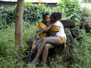 Real Tribal African Gfs Public Making Out For Spycam