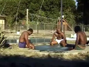 Torrid black girls porking at a pool soiree
