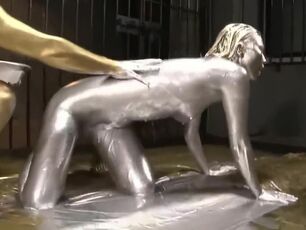 Nymph glazed in numerous layers of paint having climax